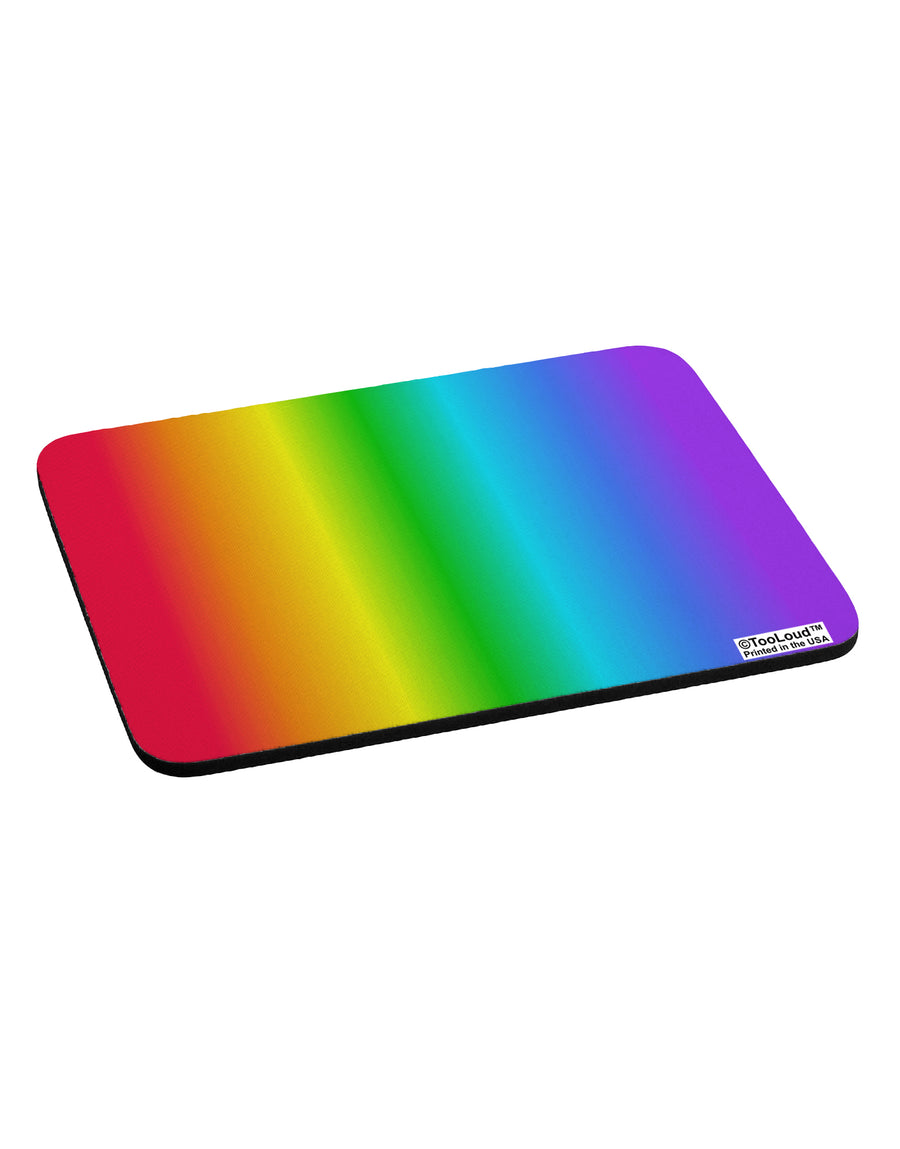 Vertical Rainbow Gradient Mousepad All Over Print by TooLoud-TooLoud-White-Davson Sales