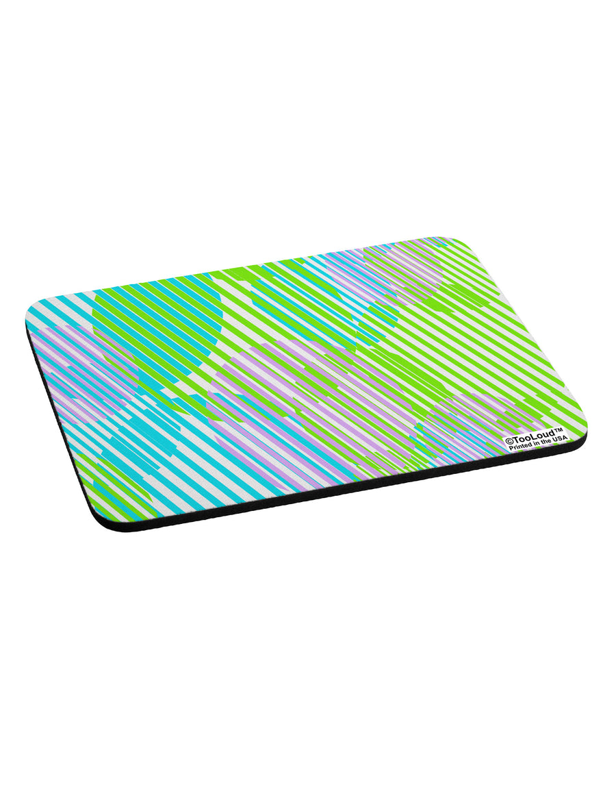 Geometric Circles Pattern AOP Mousepad All Over Print by TooLoud-TooLoud-White-Davson Sales