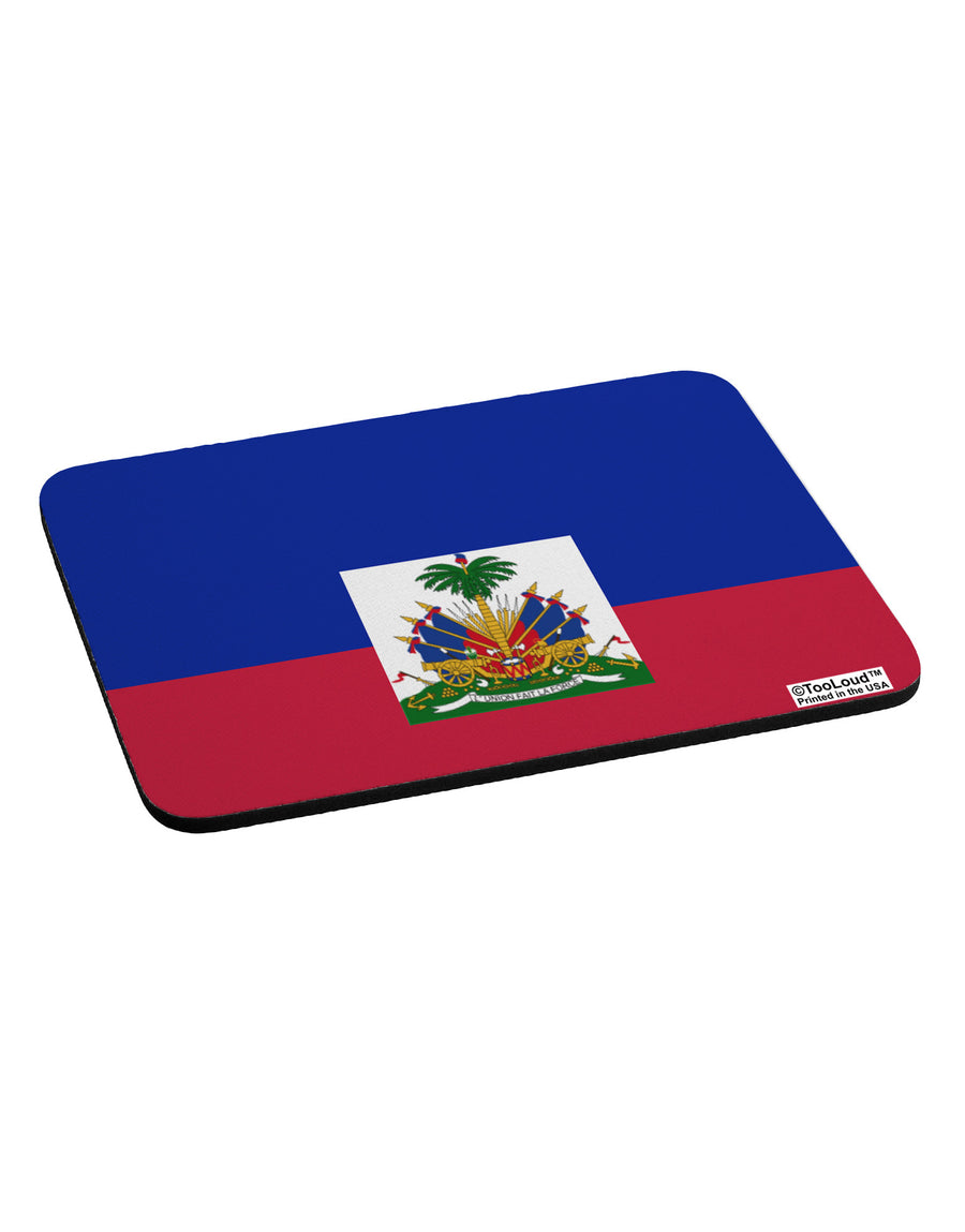 Haiti Flag AOP Mousepad All Over Print-TooLoud-White-Davson Sales