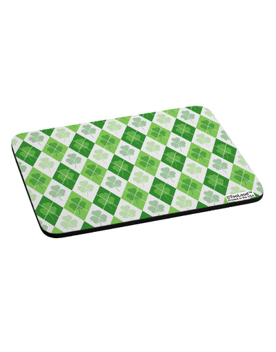 St Patrick's Day Green Shamrock Argyle Mousepad All Over Print-TooLoud-White-Davson Sales