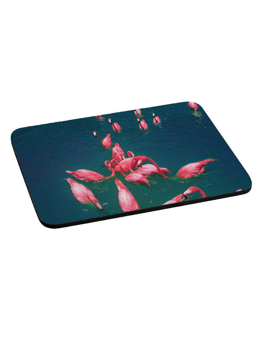 Bright Pink Painted Flamingos Mousepad All Over Print-TooLoud-White-Davson Sales