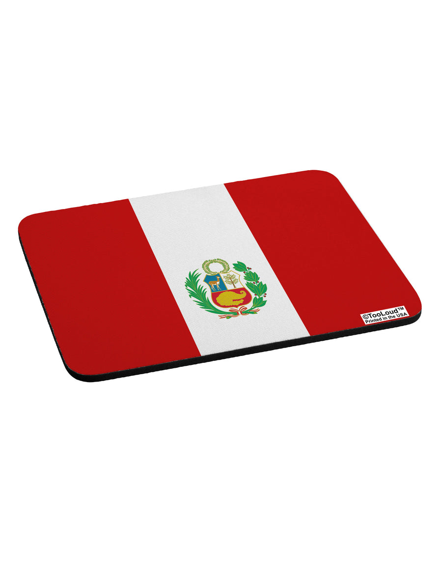 Peru Flag AOP Mousepad All Over Print-TooLoud-White-Davson Sales