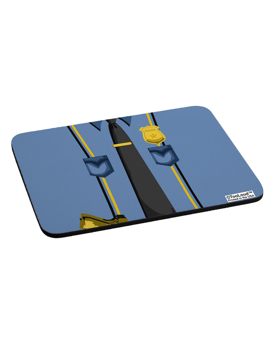 Police Blue-Gold AOP Mousepad All Over Print-TooLoud-White-Davson Sales