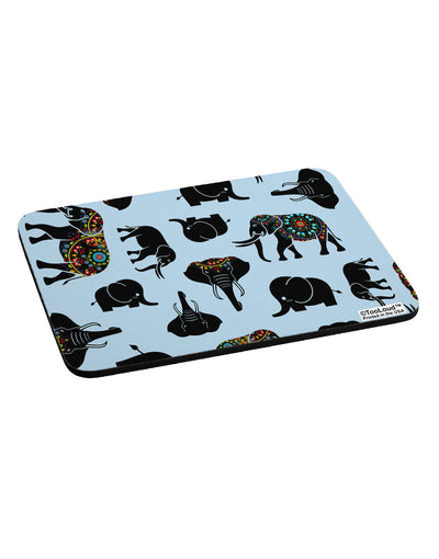 Mixed Elephants AOP Mousepad All Over Print-TooLoud-White-Davson Sales