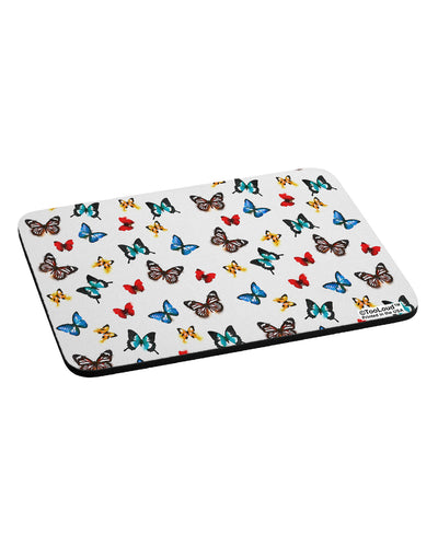 Watercolor Butterflies AOP Mousepad All Over Print-TooLoud-White-Davson Sales