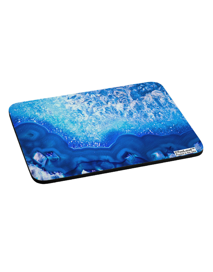 Blue Agate Geode Print Mousepad All Over Print-TooLoud-White-Davson Sales