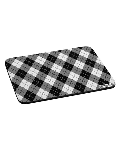 Black and White Argyle AOP Mousepad All Over Print by TooLoud-TooLoud-White-Davson Sales