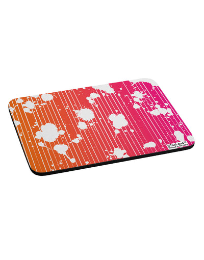 Splatter AOP - Orange Pink Mousepad All Over Print-TooLoud-White-Davson Sales