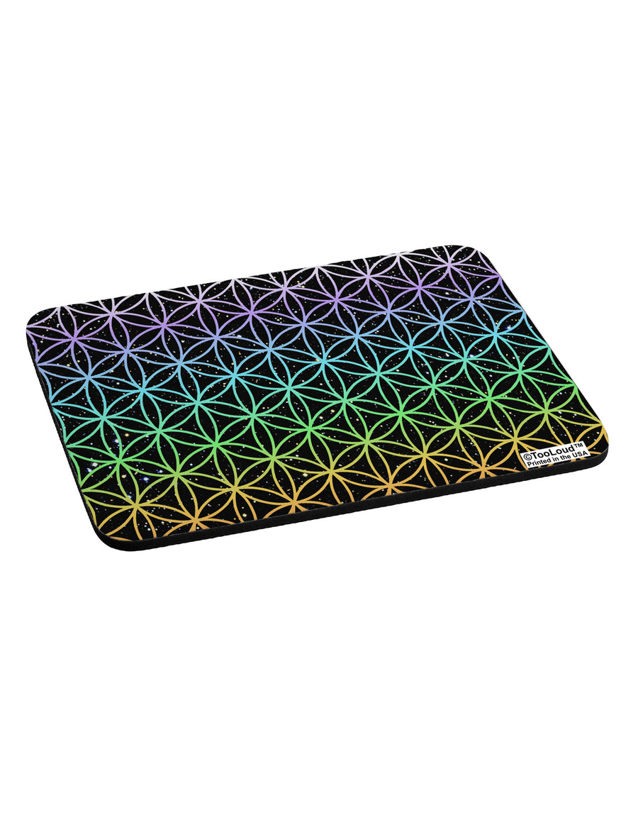Chakra Colors Flower of Life Mousepad All Over Print-TooLoud-White-Davson Sales