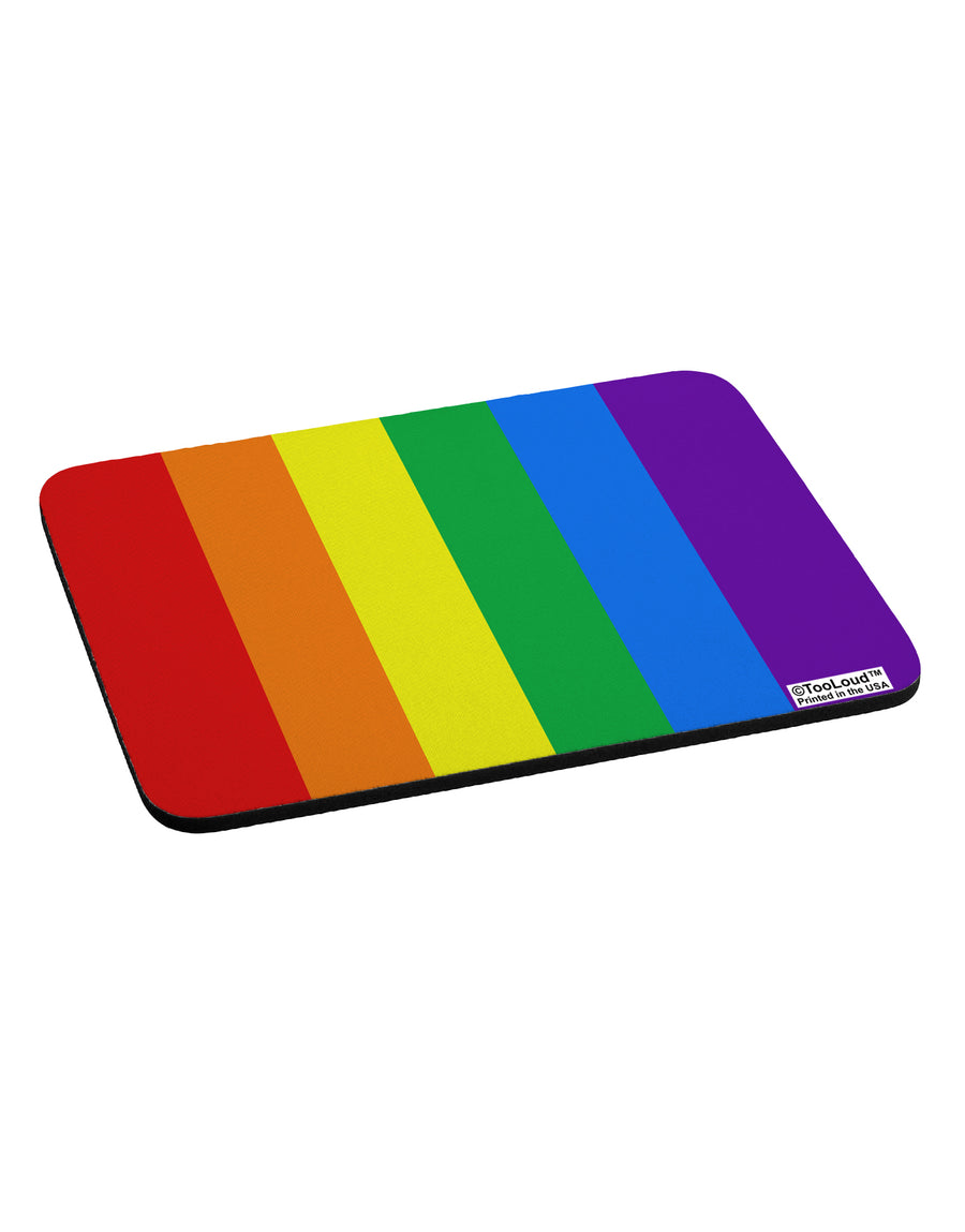 Rainbow Vertical Gay Pride Flag Mousepad All Over Print by TooLoud-TooLoud-White-Davson Sales