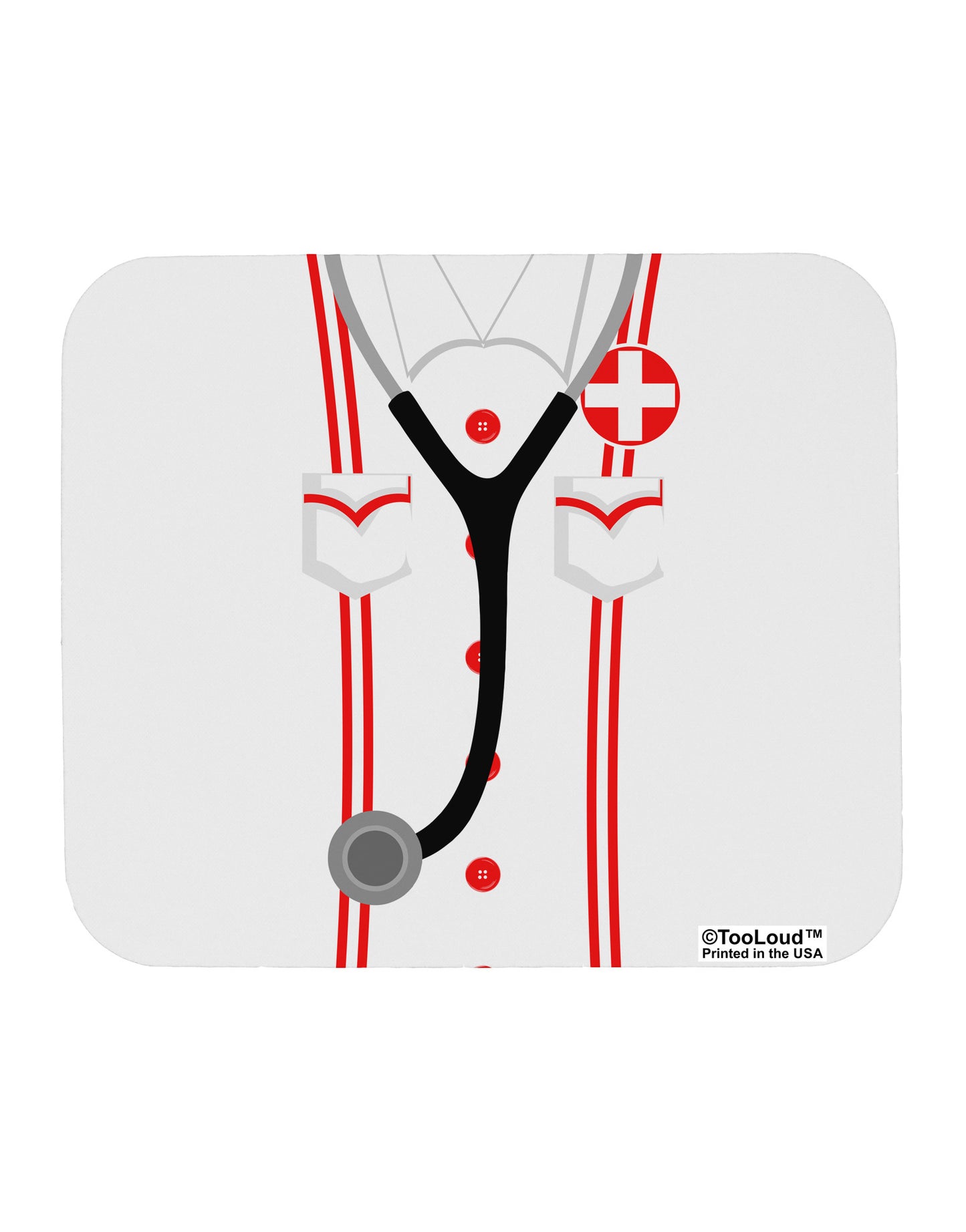 Nurse AOP Mousepad All Over Print-TooLoud-White-Davson Sales