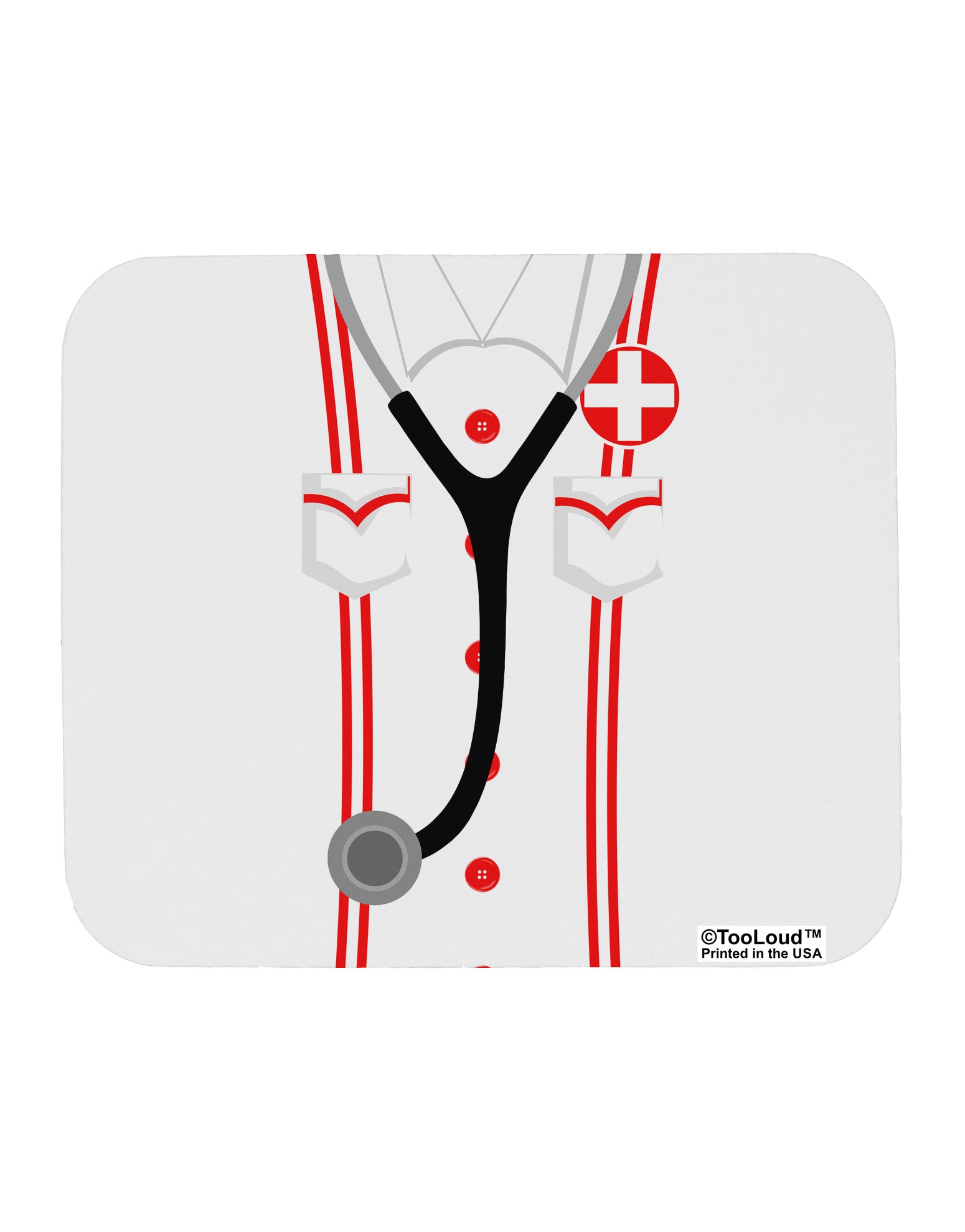Nurse AOP Mousepad All Over Print-TooLoud-White-Davson Sales