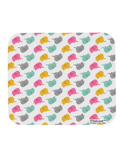 Cute Baby Elephants AOP Mousepad All Over Print-TooLoud-White-Davson Sales