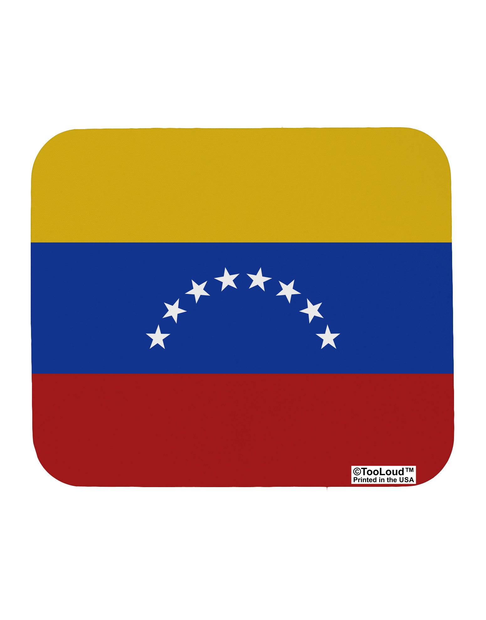 Venezuela Flag AOP Mousepad All Over Print-TooLoud-White-Davson Sales