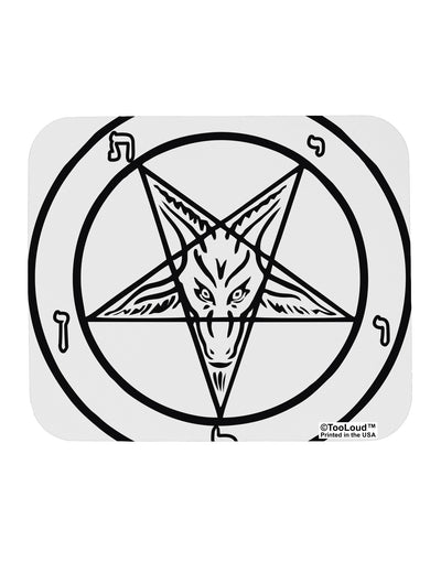 Official Sigil of Baphomet Mousepad All Over Print-TooLoud-White-Davson Sales