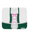 Dirndl Costume Green Mousepad All Over Print by TooLoud-TooLoud-White-Davson Sales