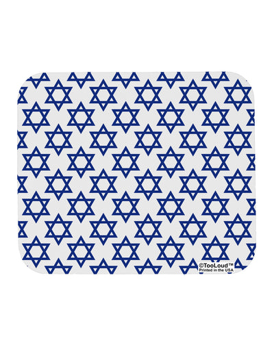 Stars of David Jewish Mousepad All Over Print by TooLoud-TooLoud-White-Davson Sales