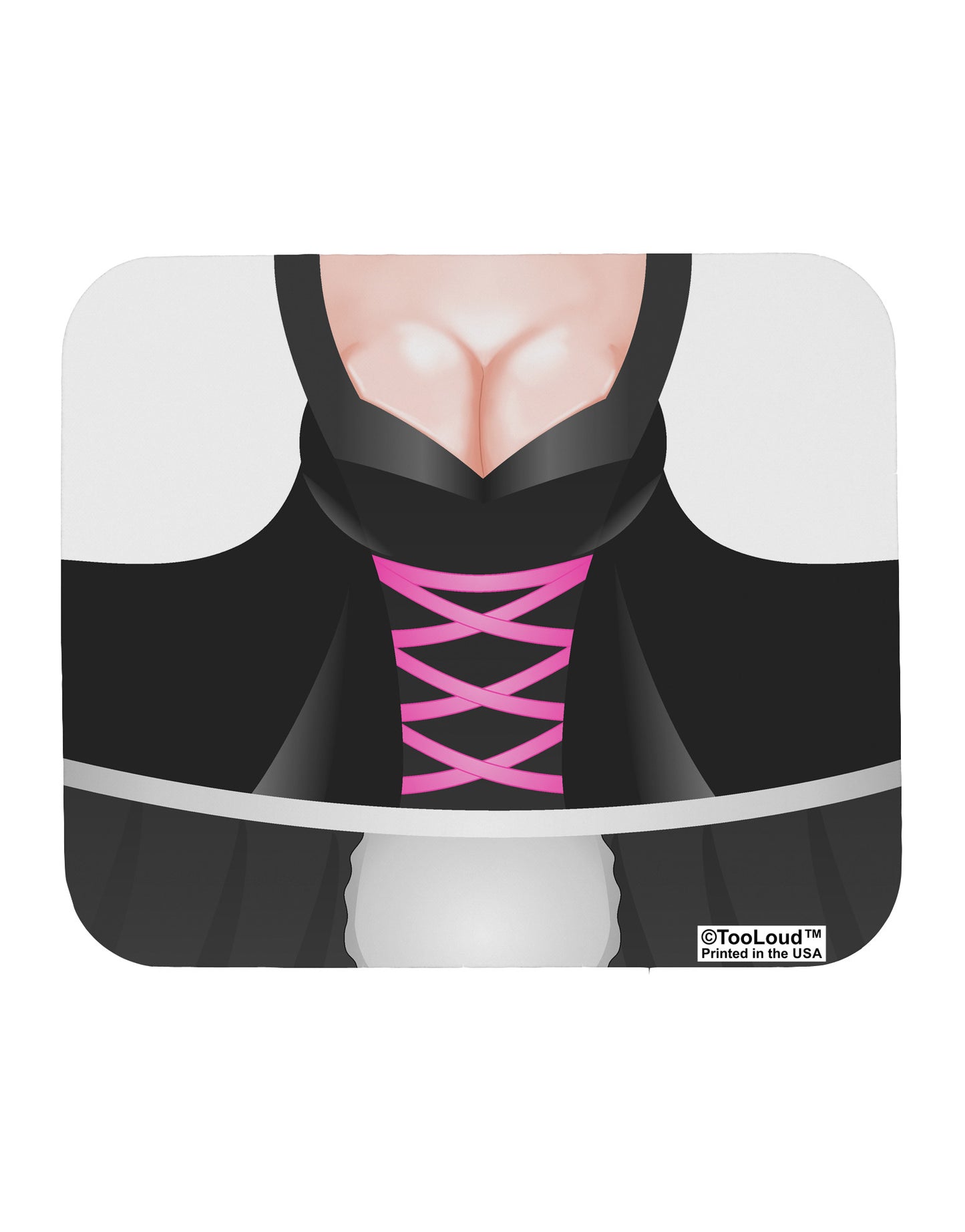 Sexy Dirndl Costume Black Mousepad All Over Print by TooLoud-TooLoud-White-Davson Sales