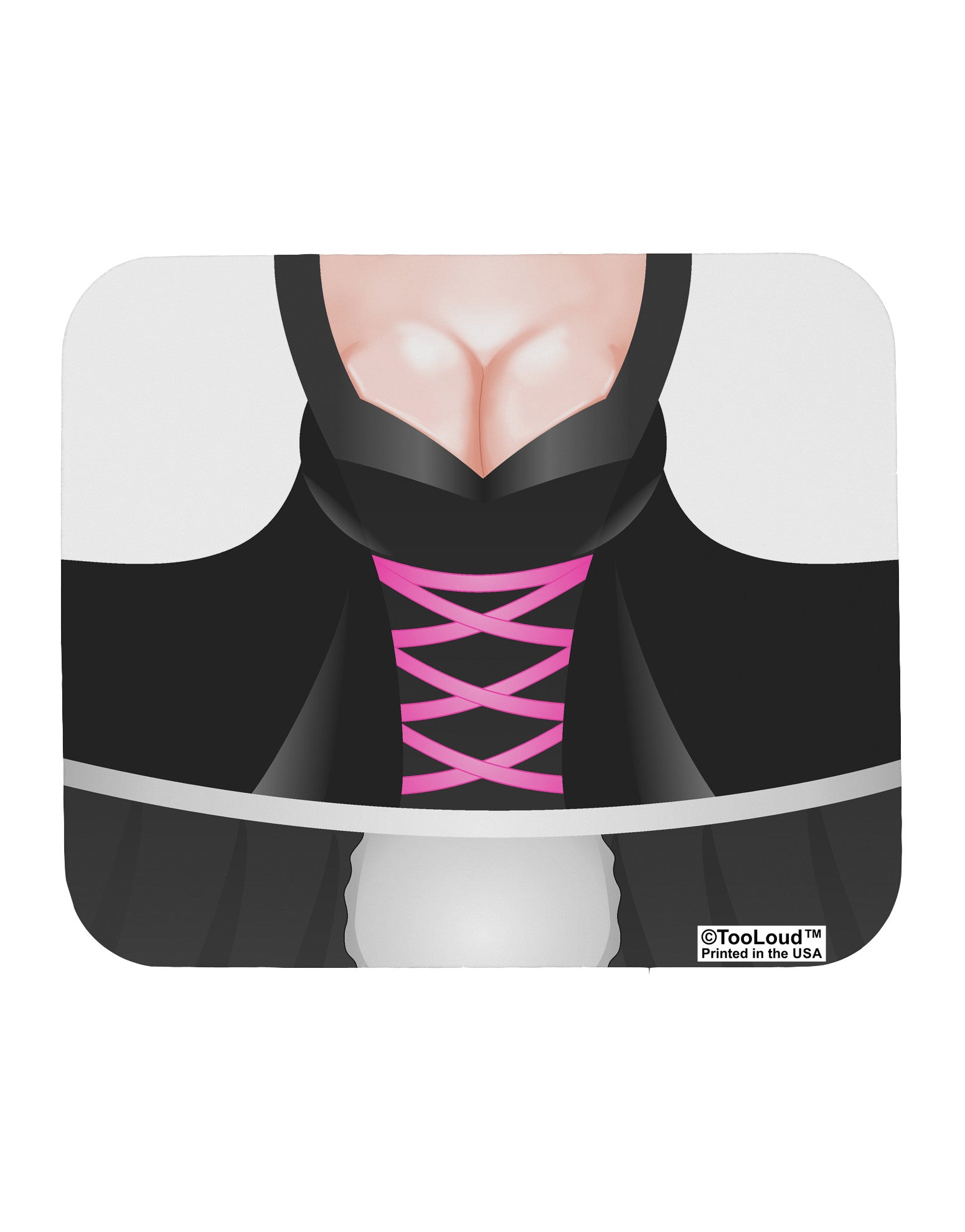 Sexy Dirndl Costume Black Mousepad All Over Print by TooLoud-TooLoud-White-Davson Sales