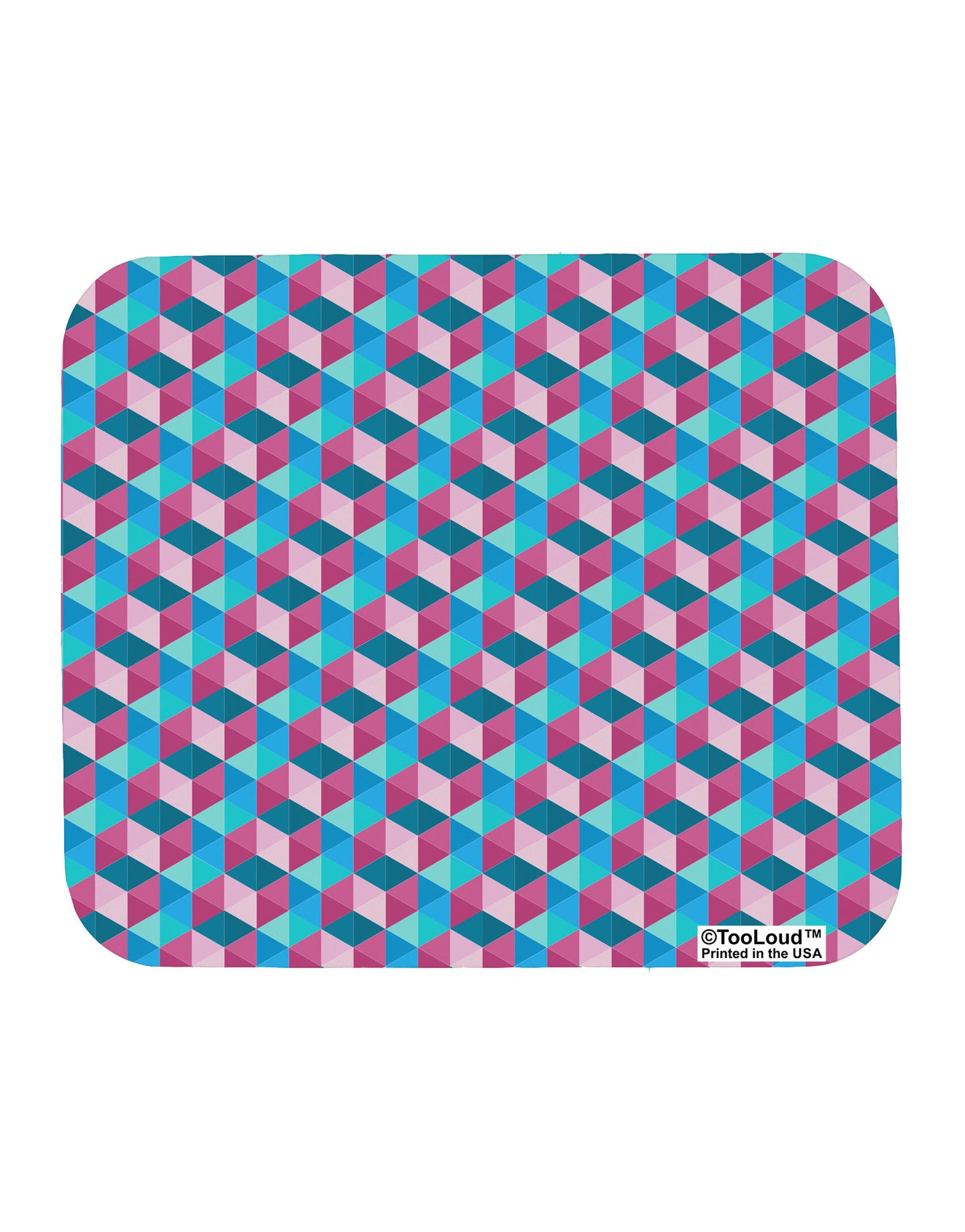 Crystalized Mosaic AOP Mousepad All Over Print-TooLoud-White-Davson Sales