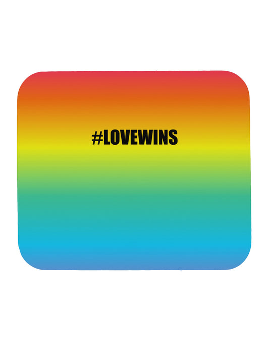 Rainbow Print - Hashtag Love Wins Mousepad All Over Print-TooLoud-White-Davson Sales