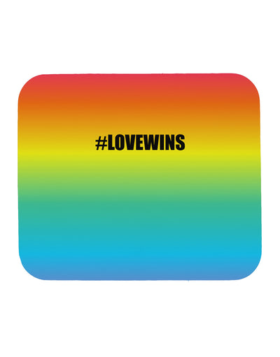 Rainbow Print - Hashtag Love Wins Mousepad All Over Print-TooLoud-White-Davson Sales