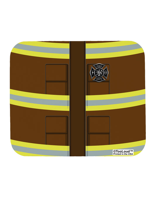 Firefighter Brown AOP Mousepad All Over Print-TooLoud-White-Davson Sales