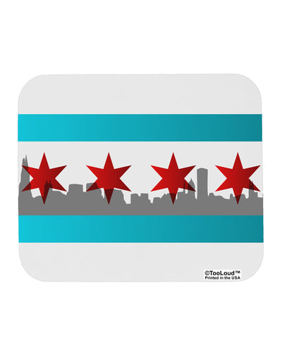 Chicago Flag Skyline AOP Mousepad All Over Print-TooLoud-White-Davson Sales