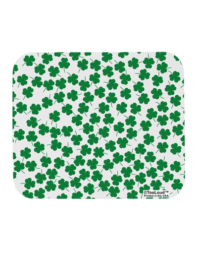 Find the 4 Leaf Clover Shamrocks Mousepad All Over Print-TooLoud-White-Davson Sales