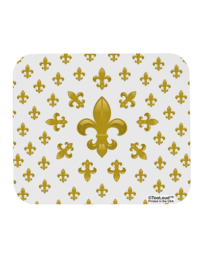 Gold Fleur De Lis AOP Mousepad All Over Print by TooLoud-TooLoud-White-Davson Sales