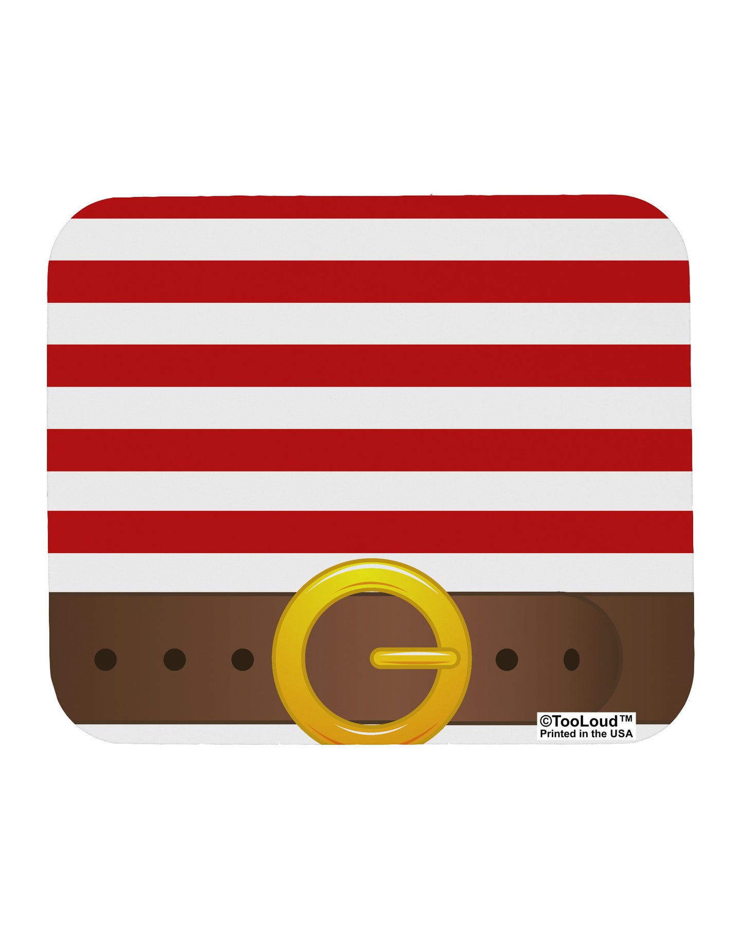 Pirate Crew Costume - Red Mousepad All Over Print-TooLoud-White-Davson Sales