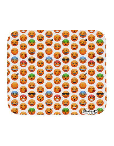 Lots Of Emojis AOP Mousepad All Over Print-TooLoud-White-Davson Sales