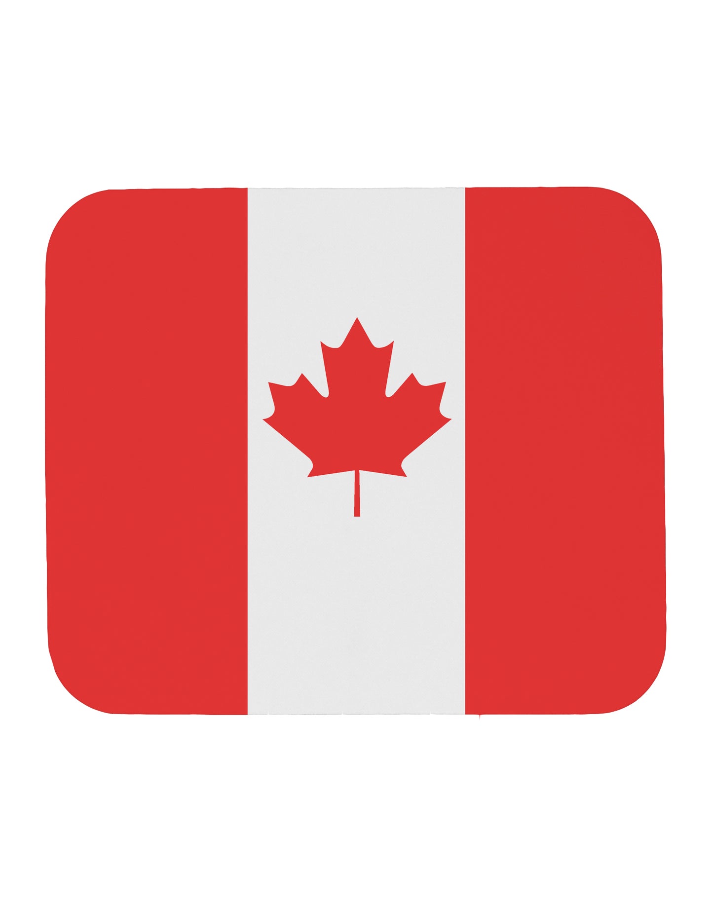 Canadian Flag All Over Mousepad All Over Print by TooLoud-TooLoud-White-Davson Sales