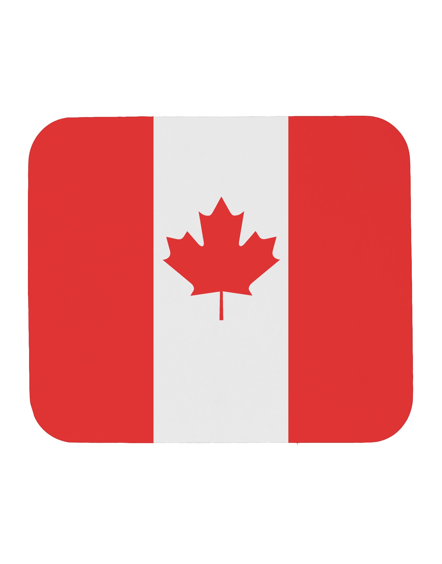 Canadian Flag All Over Mousepad All Over Print by TooLoud-TooLoud-White-Davson Sales