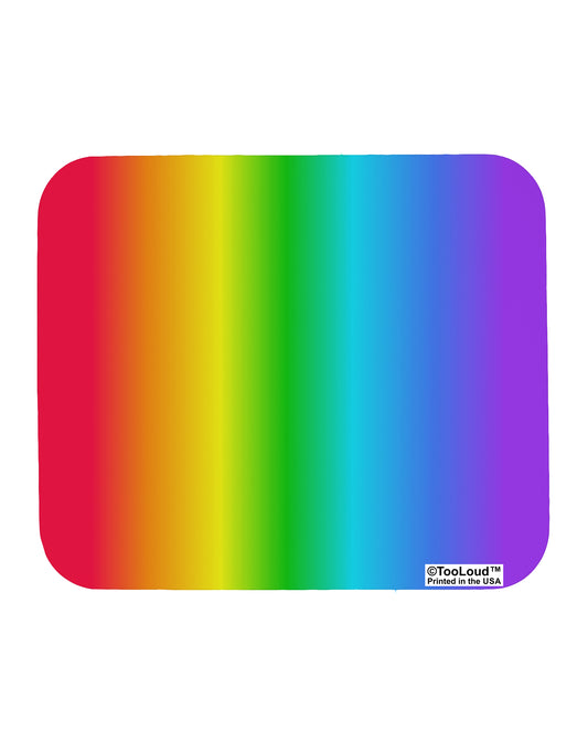 Vertical Rainbow Gradient Mousepad All Over Print by TooLoud-TooLoud-White-Davson Sales
