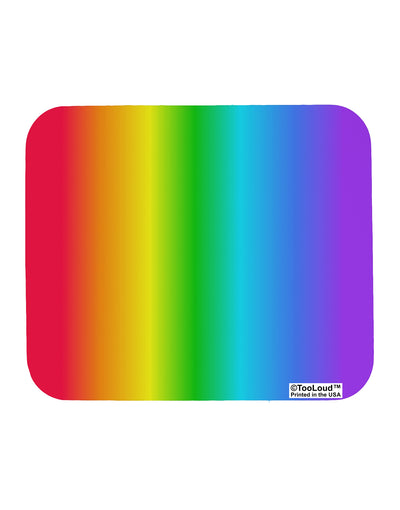 Vertical Rainbow Gradient Mousepad All Over Print by TooLoud-TooLoud-White-Davson Sales