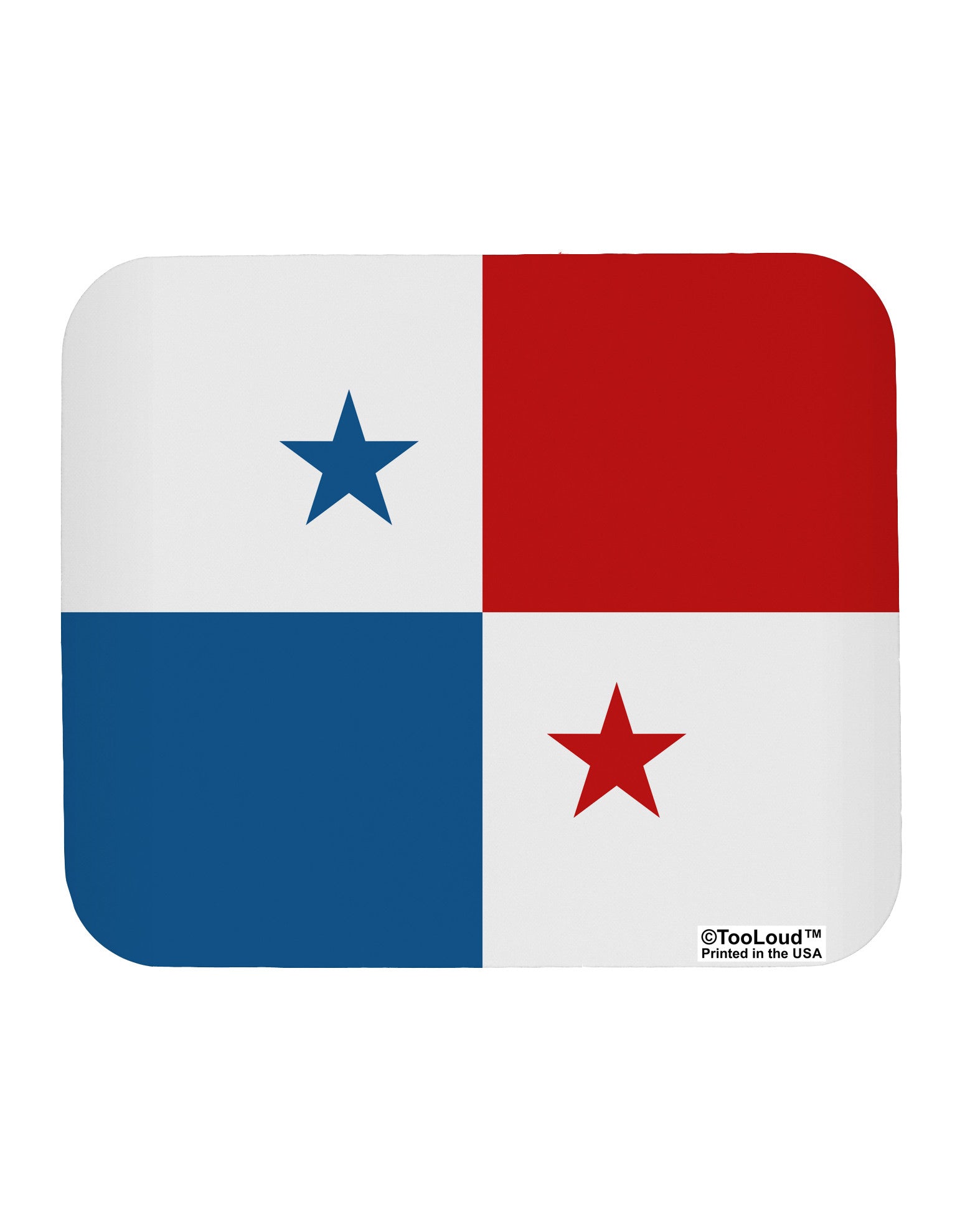 Panama Flag AOP Mousepad All Over Print-TooLoud-White-Davson Sales