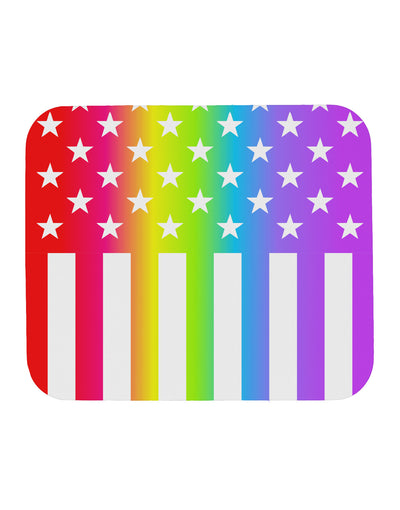 American Pride - Rainbow Stars and Stripes Mousepad All Over Print-TooLoud-White-Davson Sales