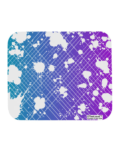 Splatter AOP - Blue Purple Mousepad All Over Print-TooLoud-White-Davson Sales