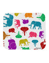 Colorful Elephants AOP Mousepad All Over Print-TooLoud-White-Davson Sales