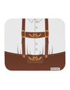 Lederhosen Costume Brown Mousepad All Over Print by TooLoud-TooLoud-White-Davson Sales