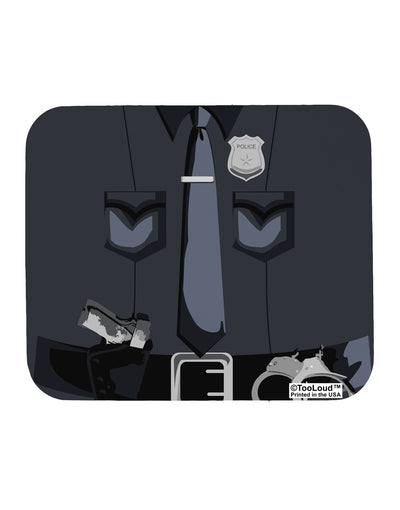 Police Costume AOP Mousepad All Over Print-TooLoud-White-Davson Sales