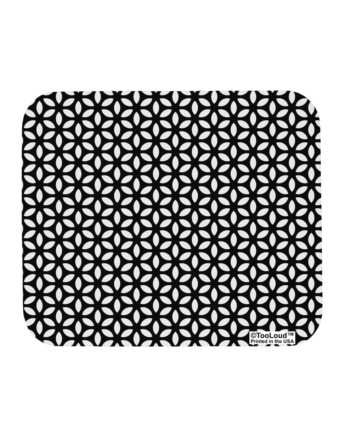 Tetra Circle Tesseract Mousepad All Over Print-TooLoud-White-Davson Sales