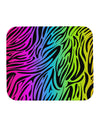 Rainbow Zebra Print Mousepad All Over Print-TooLoud-White-Davson Sales