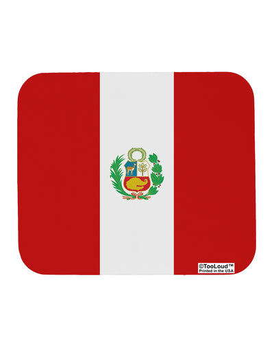 Peru Flag AOP Mousepad All Over Print-TooLoud-White-Davson Sales