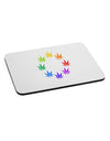 Rainbow Pot - Marijuana Leaf Mousepad-TooLoud-White-Davson Sales