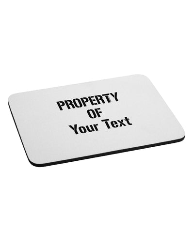 Personalized Property Of Mousepad-TooLoud-White-Davson Sales