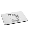 Personalized Mr and Mr -Name- Established -Date- Design Mousepad-TooLoud-White-Davson Sales