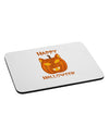 Cat-O-Lantern With Text Mousepad-TooLoud-White-Davson Sales