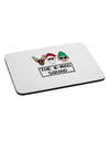 The X-mas Squad Text Mousepad-TooLoud-White-Davson Sales